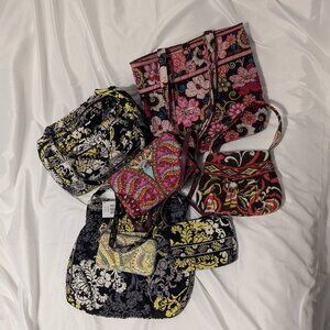 Lot of 7 Vera Bradley Bags for Craft/Repair